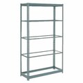 Global Industrial 5 Shelf, Boltless Shelving, Starter, 36inW x 24inD x 60inH, No Deck 255402